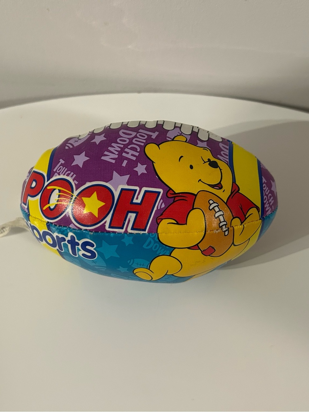 Winnie the Pooh Plush Sports Ball - Yellow, Purple, Blue